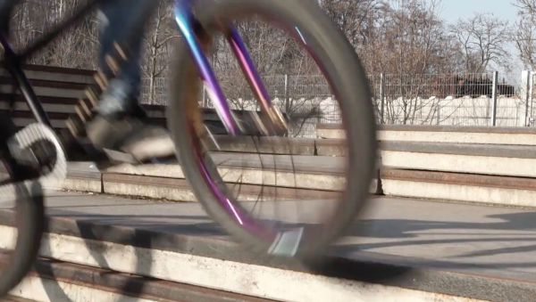 Marko Bär auf dem BMX-Rad